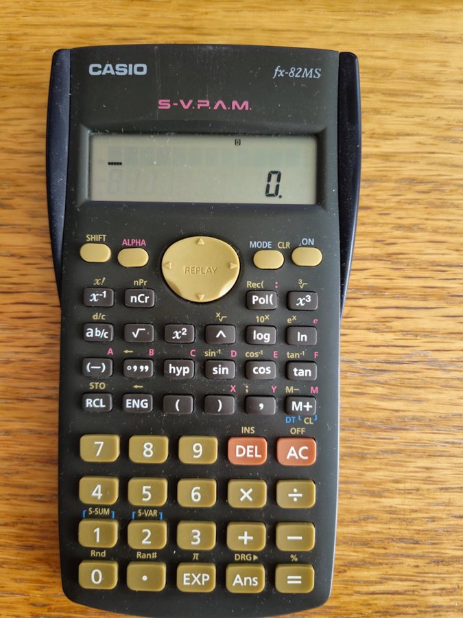 Casio fx-82MS - vetenskaplig miniräknare