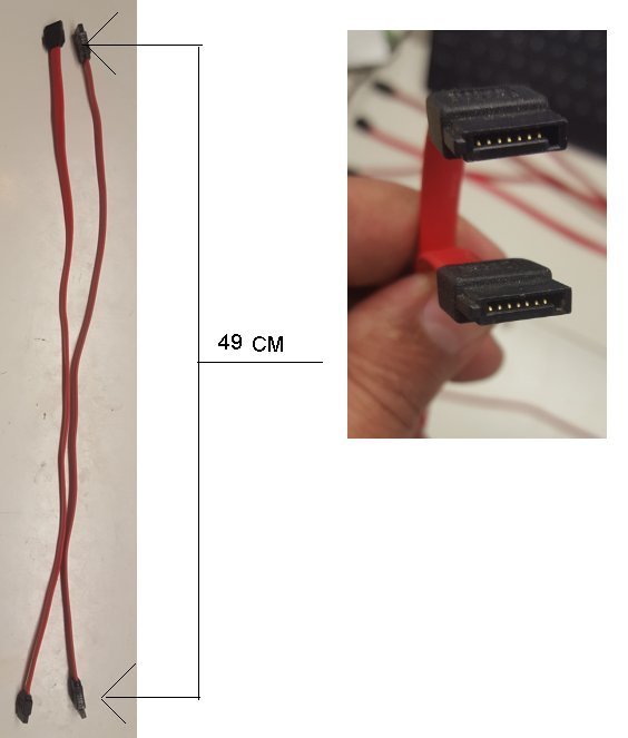 SATA-kabel 51 cm