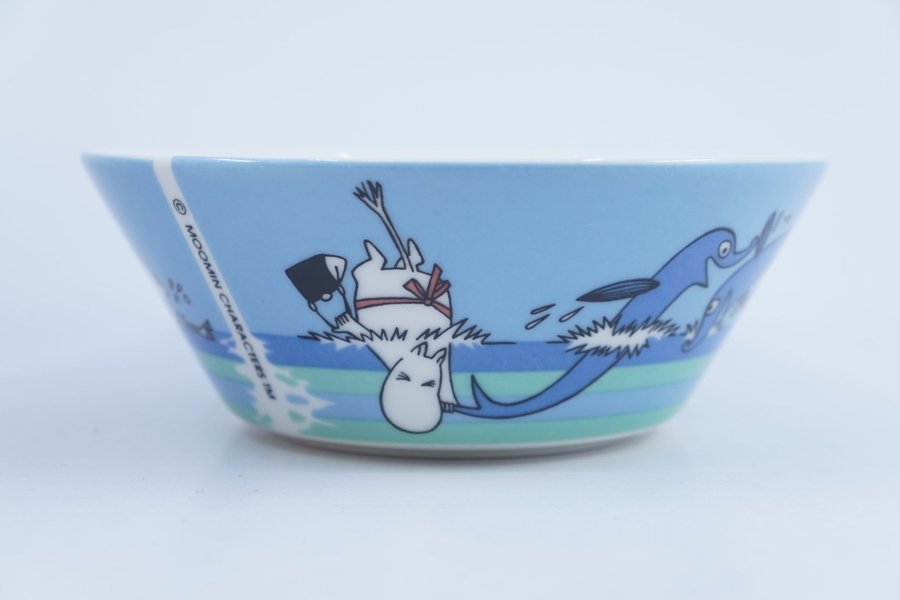 Muminskål Delfindyk / Moomin Plate Dolphin Dive