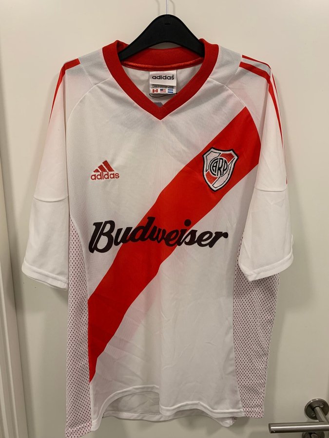 River Plate, Adidas vit fotbollströja, str M.