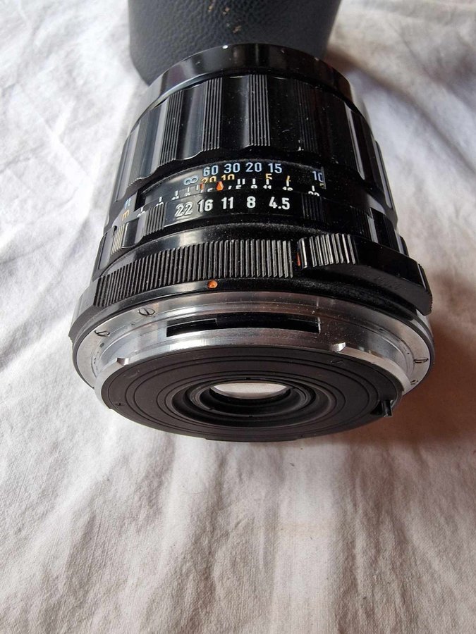 Pentax Takumar 4.5/75 Asahi 6×7 objektiv. Lins. Med fodral.