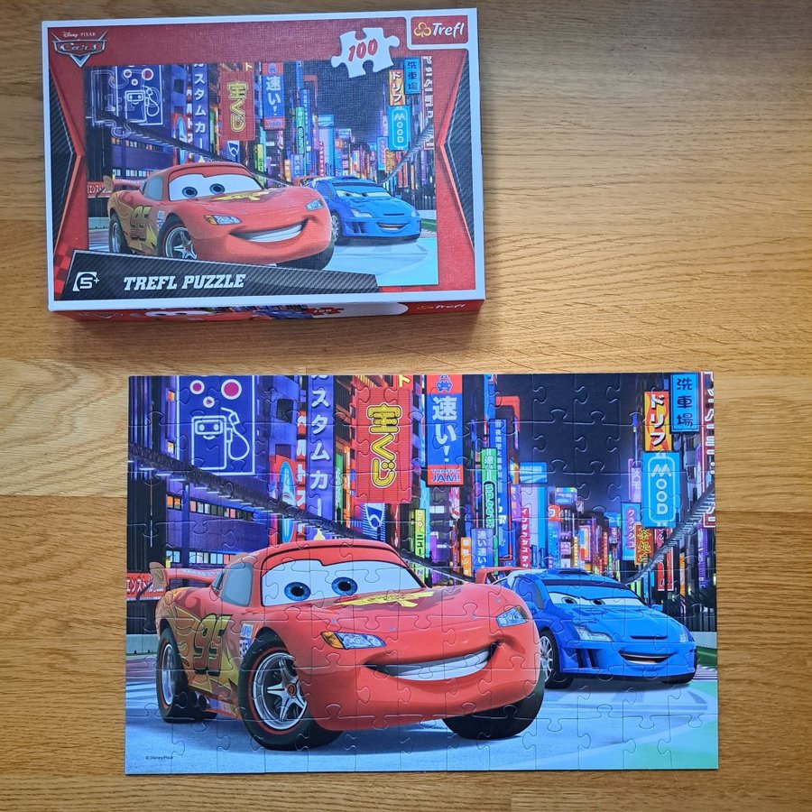 Pussel Puzzle Trefl CARS Disney Pixar 100 bitar