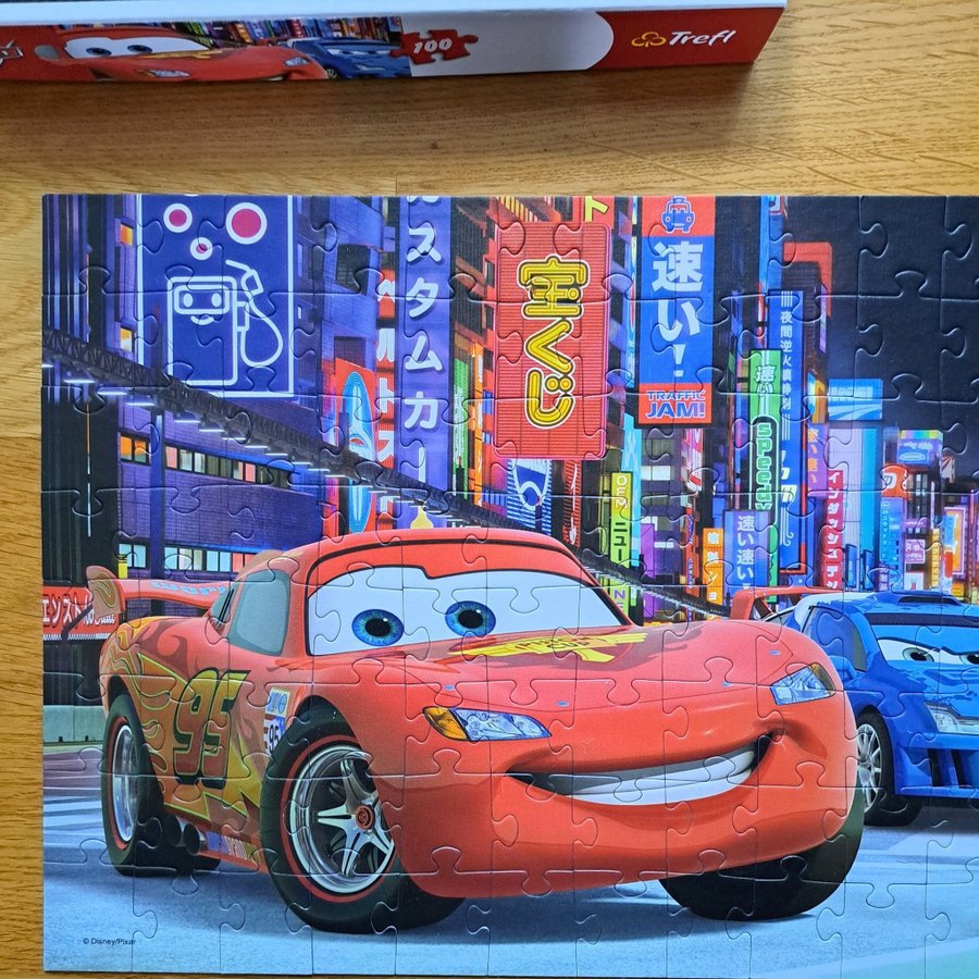 Pussel Puzzle Trefl CARS Disney Pixar 100 bitar