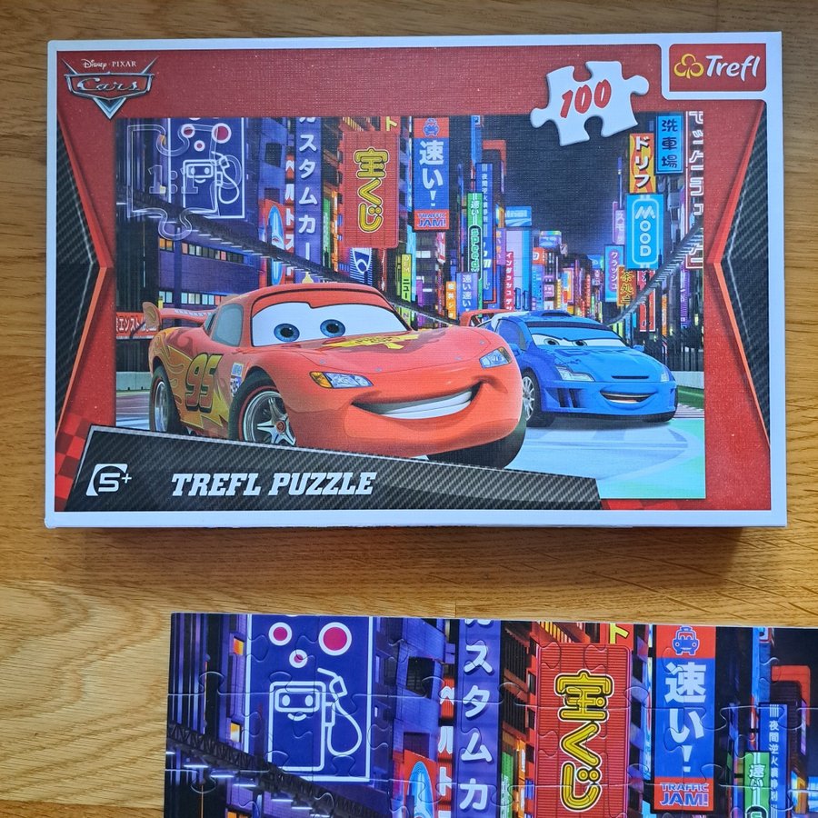 Pussel Puzzle Trefl CARS Disney Pixar 100 bitar