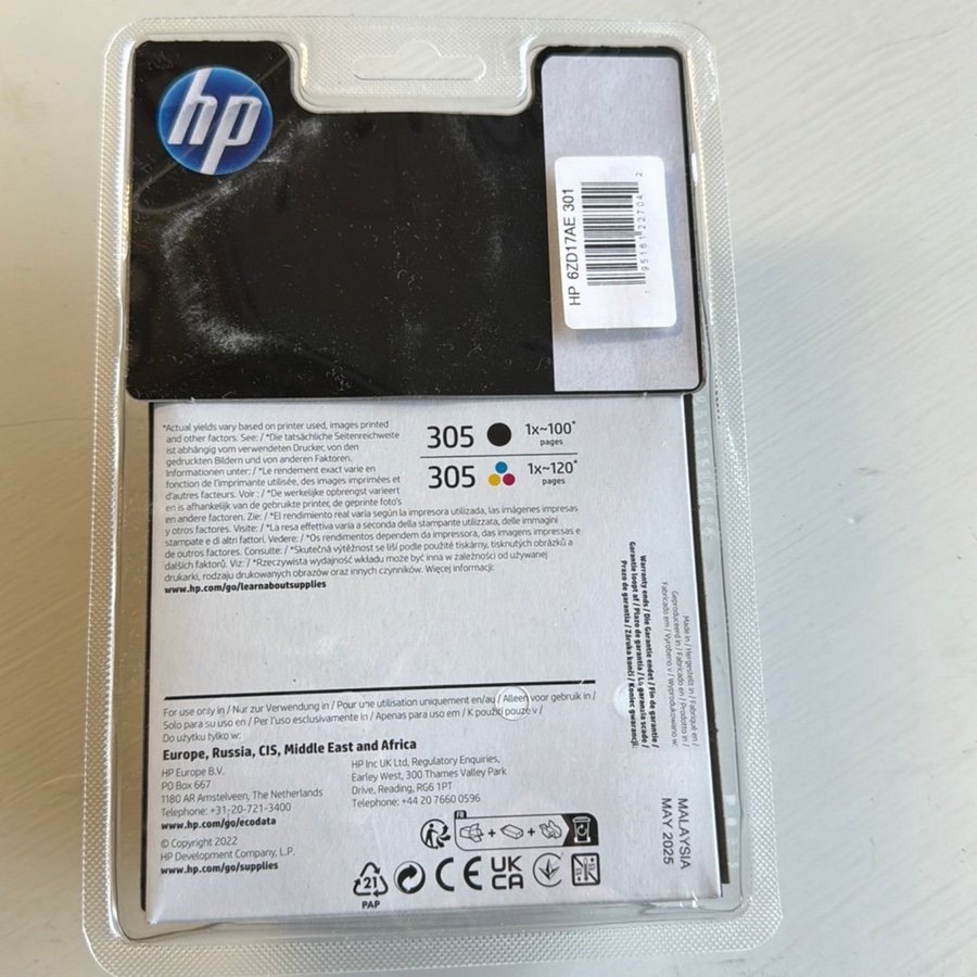 HP 305 bläckpatroner 2-pack