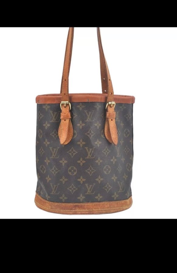 LOUIS VUITTON MONOGRAM AXELVÄSKA BUCKET CROSSBODY TOTE VÄSA