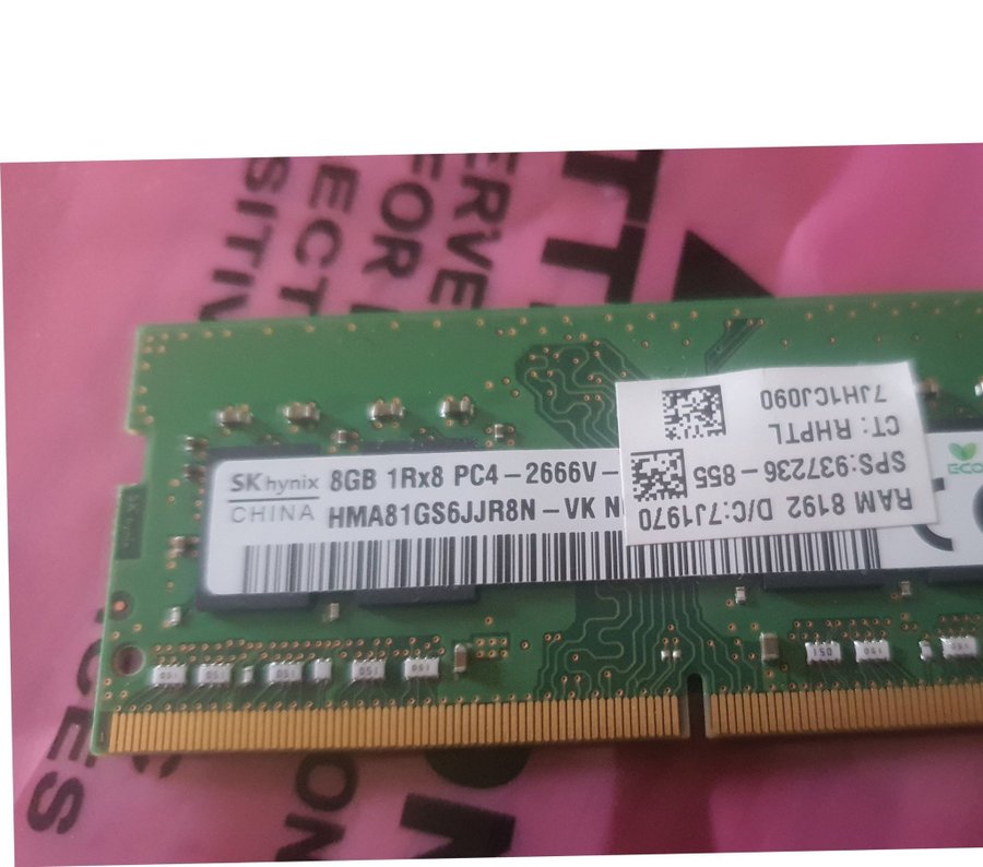 8GB 1Rx8 PC4-2666V-SK hynix