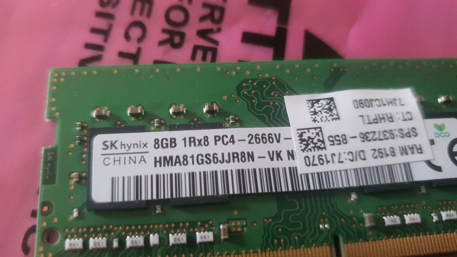 8GB 1Rx8 PC4-2666V-SK hynix