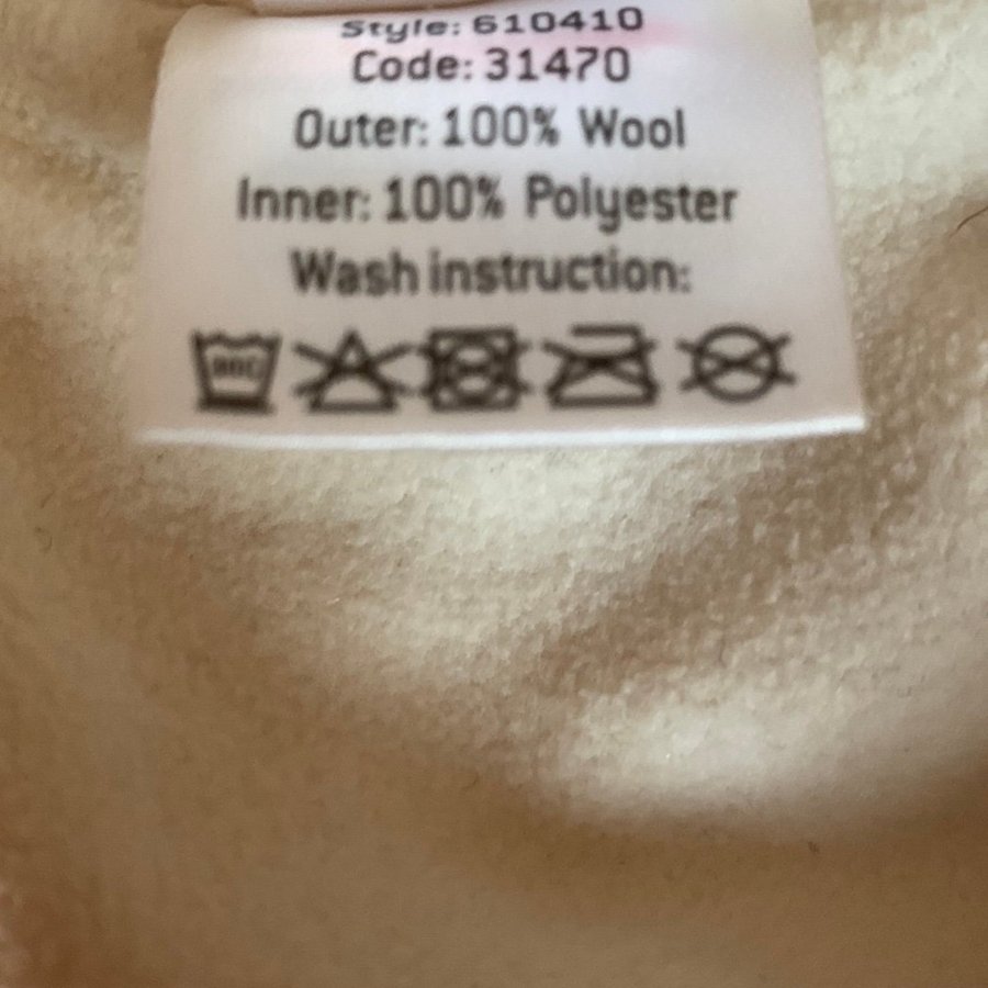 Kari Traa beige mössa, storlek ONE SIZE