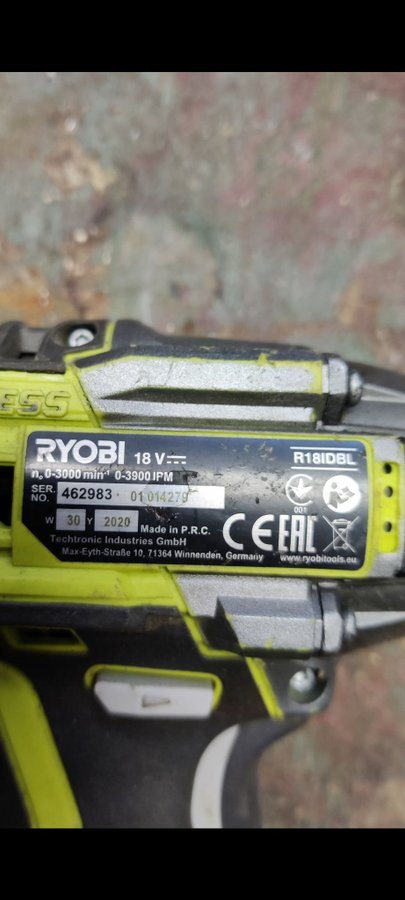 Ryobi R18IDBL 18V Slagborrmaskin