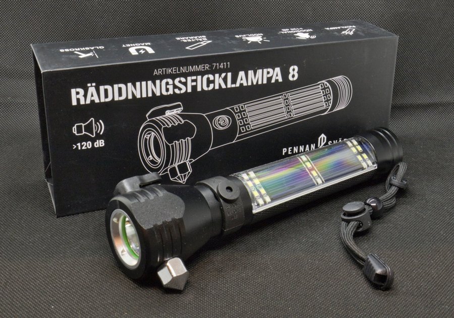 Räddningsficklampa 8