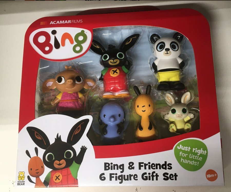 Bing  Friends 6-figurs presentuppsättning