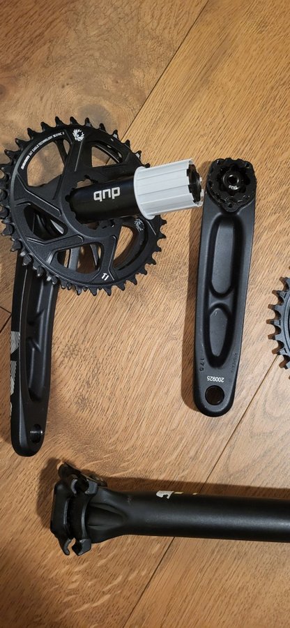 Sram GX Eagle 175mm vevparti, sadel och sadelstolpe