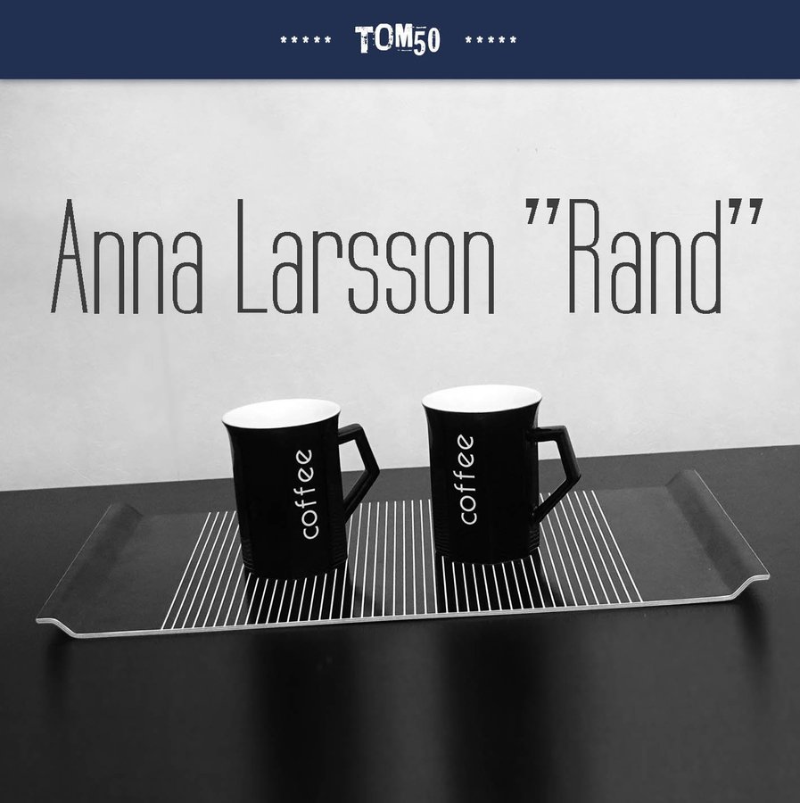 Elegant bricka Rand svensk design Anna Larsson