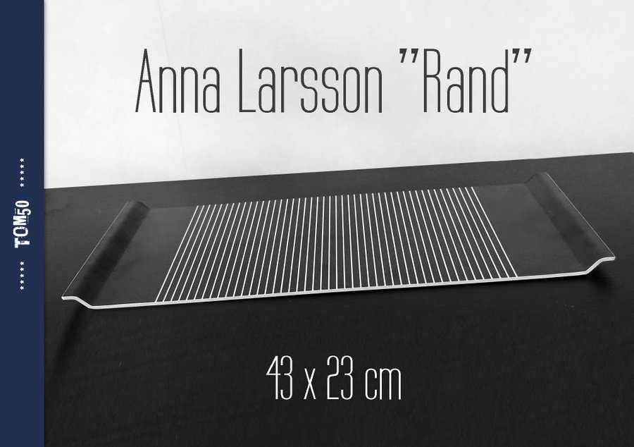 Elegant bricka Rand svensk design Anna Larsson