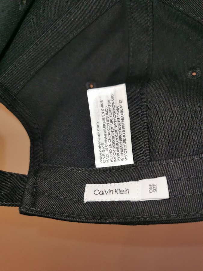 Svart Calvin Klein keps