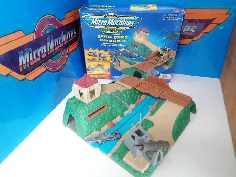 Micro machines / mikro maskiner playsets + skib