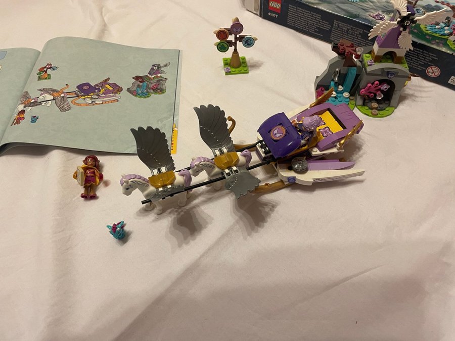 LEGO Elves Aria's Pegasus släde LEGO® älvset 41077 - komplett!