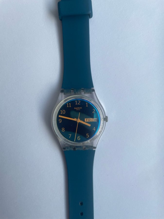 Swatch BLUE AWAY blå klocka armbandsur