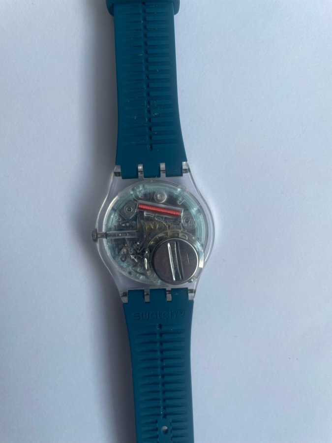 Swatch BLUE AWAY blå klocka armbandsur