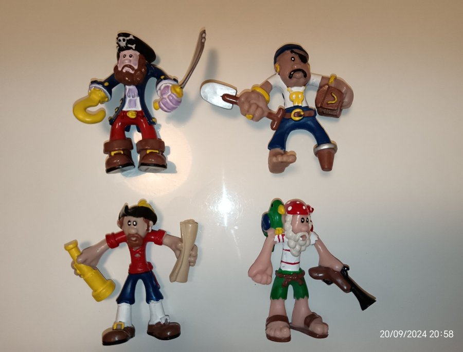 4 st Piratfigurer Kidkraft