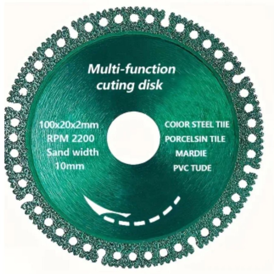 Multifunktionskapskiva 100mm för kakel, sten, metall och PVC