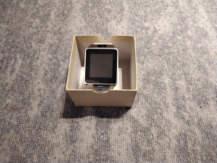 DZ09 VIT färgad Smartwatch SIM Android IOS Smart watch Iphone Samsung HTC Sony