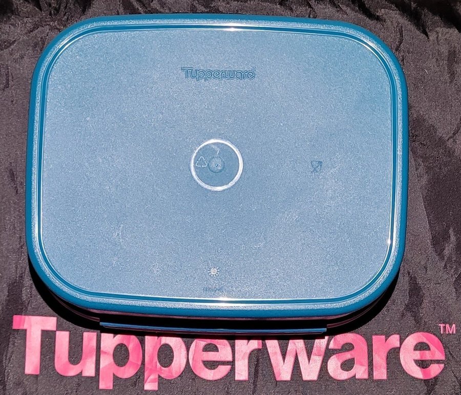 Ny Delikat Tupperware även kallad jägarboxen picknick lunchlåda knäckebröd fika