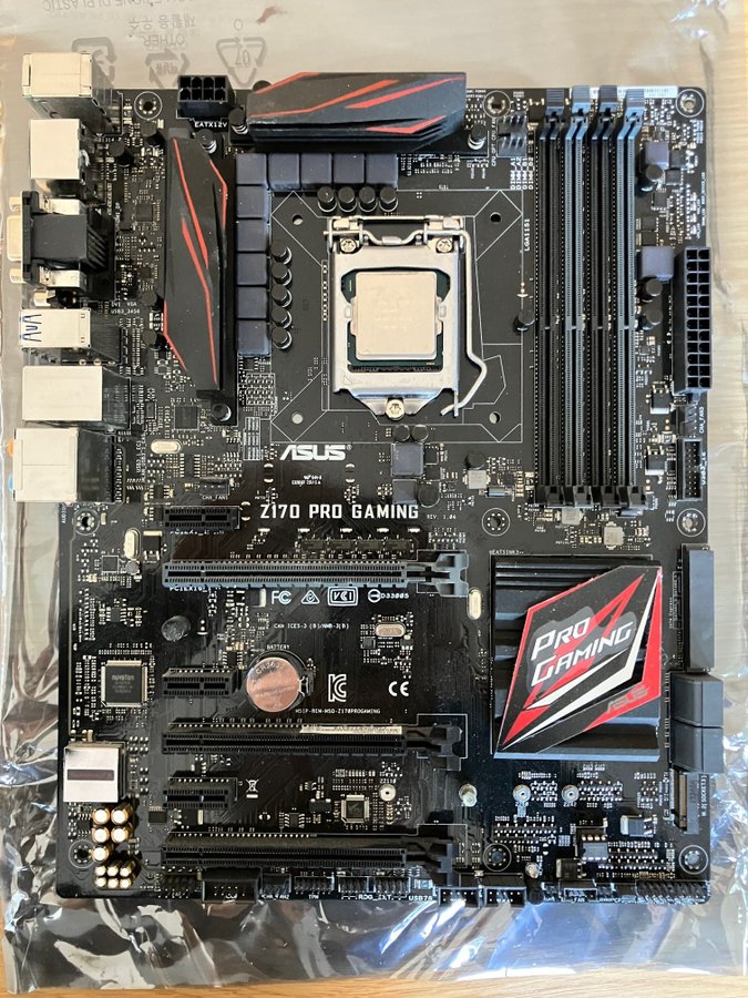 ASUS Z170 Pro Gaming + i5-6600K + 16GB RAM