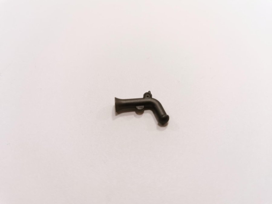 Lego - tillbehör - vapen - pistol - flintlock - part 2562 - pearl dark gray