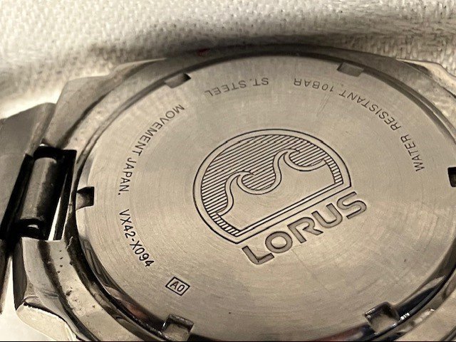 LORUS SPORT Water 100m resist Klocka Stainless steel Japan Ca 25 cm omkrest