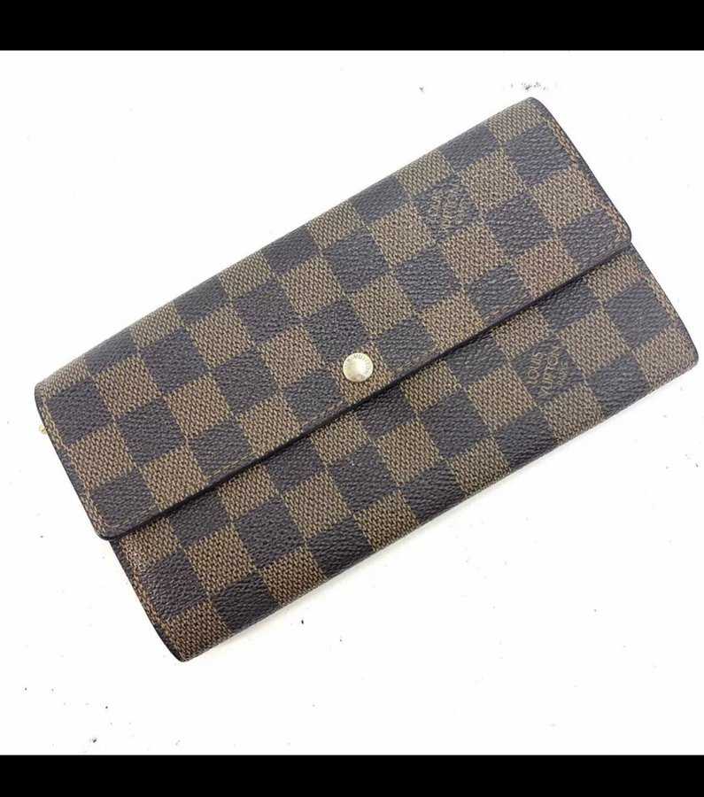 Louis Vuitton Sarah Damier väska axelväska plånbok