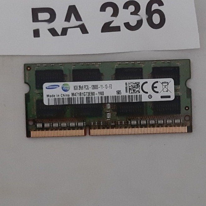 Ramminne DDR3L 8GB märke : Samsung