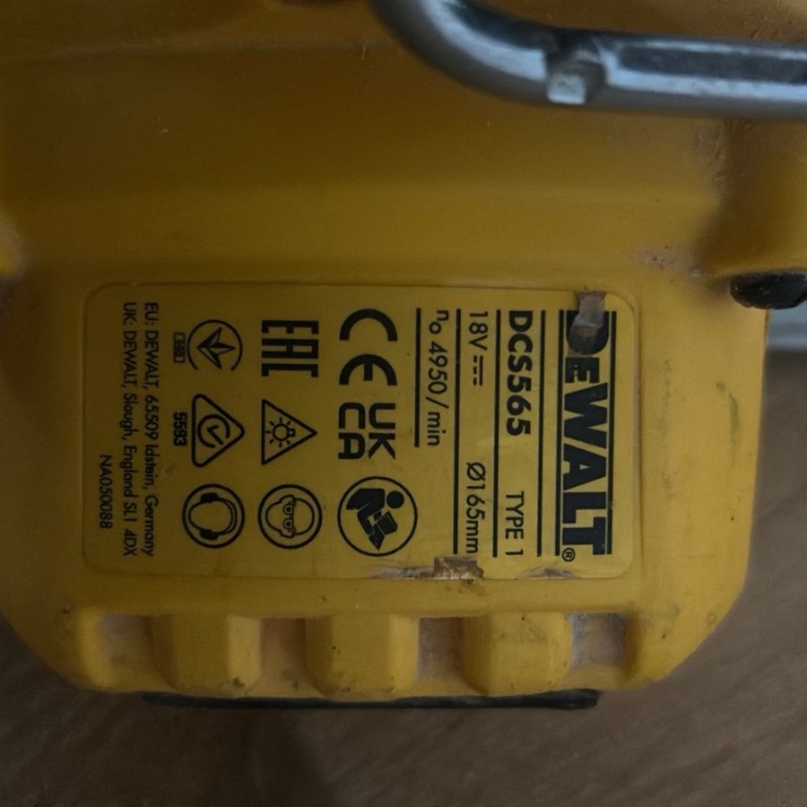 DEWALT DCS565 18V XR Brushless Cirkelsåg