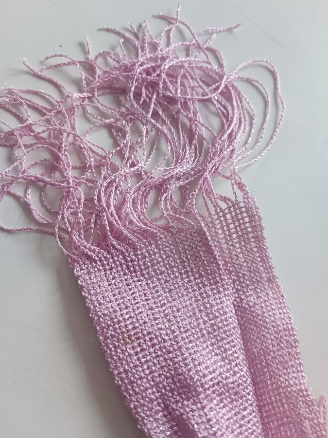 Glittrig rosa scarves