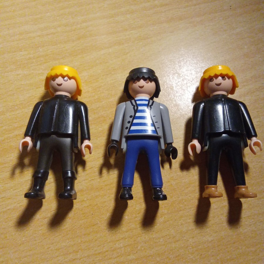 3 st Playmobil figurer