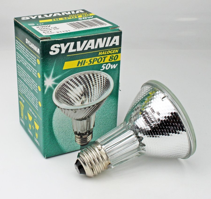 NY! Sylvania Hi-Spot 80 50watt Spot 10° E27 50 w