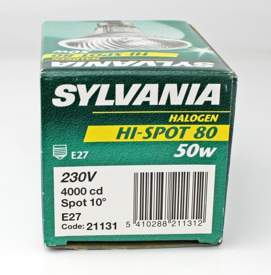 NY! Sylvania Hi-Spot 80 50watt Spot 10° E27 50 w