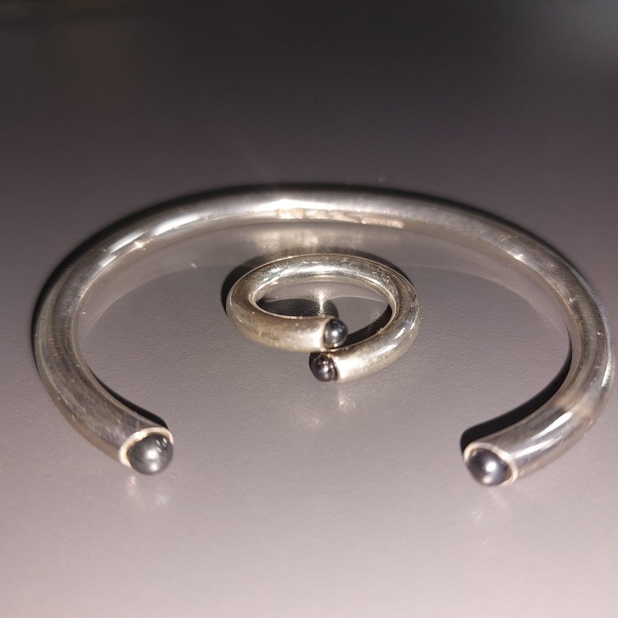 Hans Hansen 925er Silber Armreif Ring