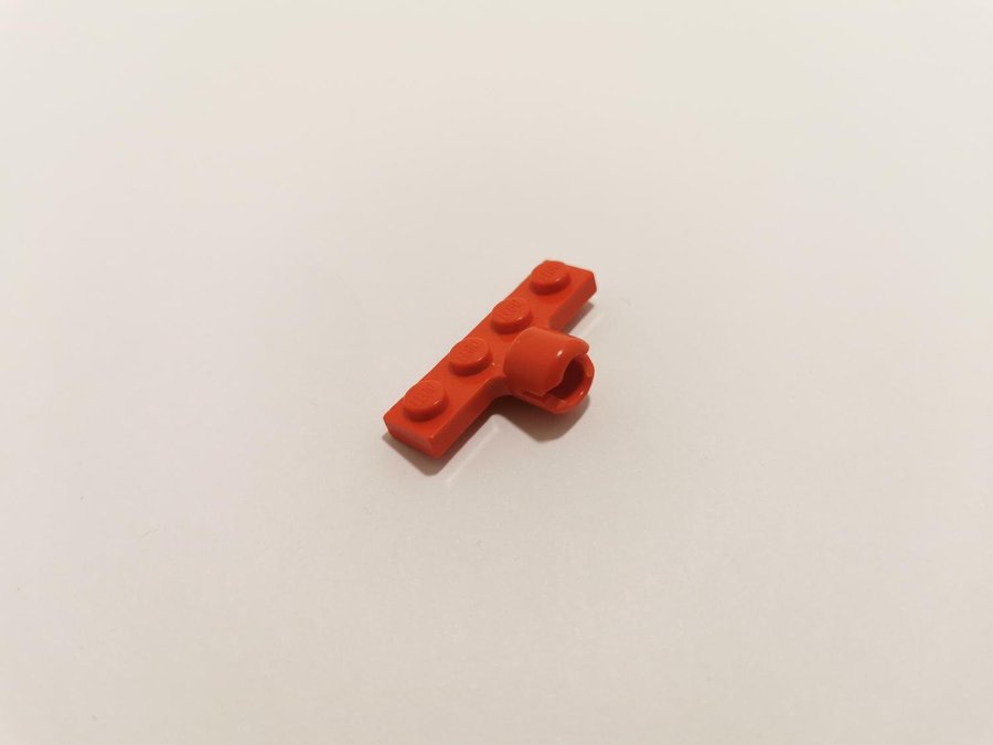 Lego - plate - koppling - 1x4 - part 3183- röd