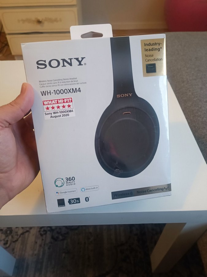 Oanvända Sony WH-1000XM4