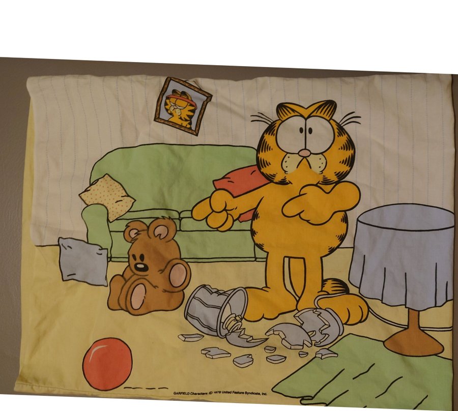 Garfield katten Gustaf örngott (1978)