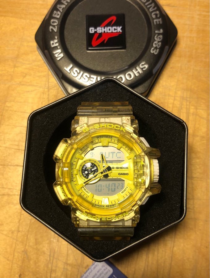 G-Shock GA-400SK-1A Transparent Yellow