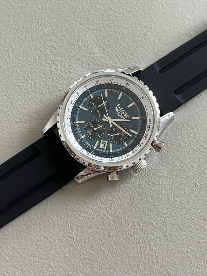 LIGE Kvarts Chronograph Herrarmbandsur