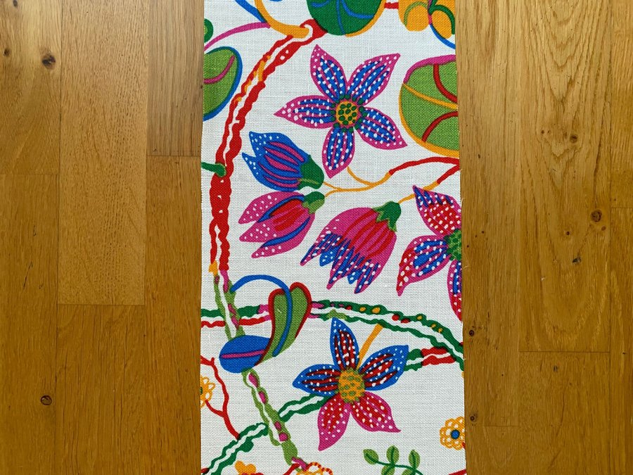 102 x 17 cm Teheran, stuvbit tyg, 100% lin, Svenskt Tenn, Josef Frank