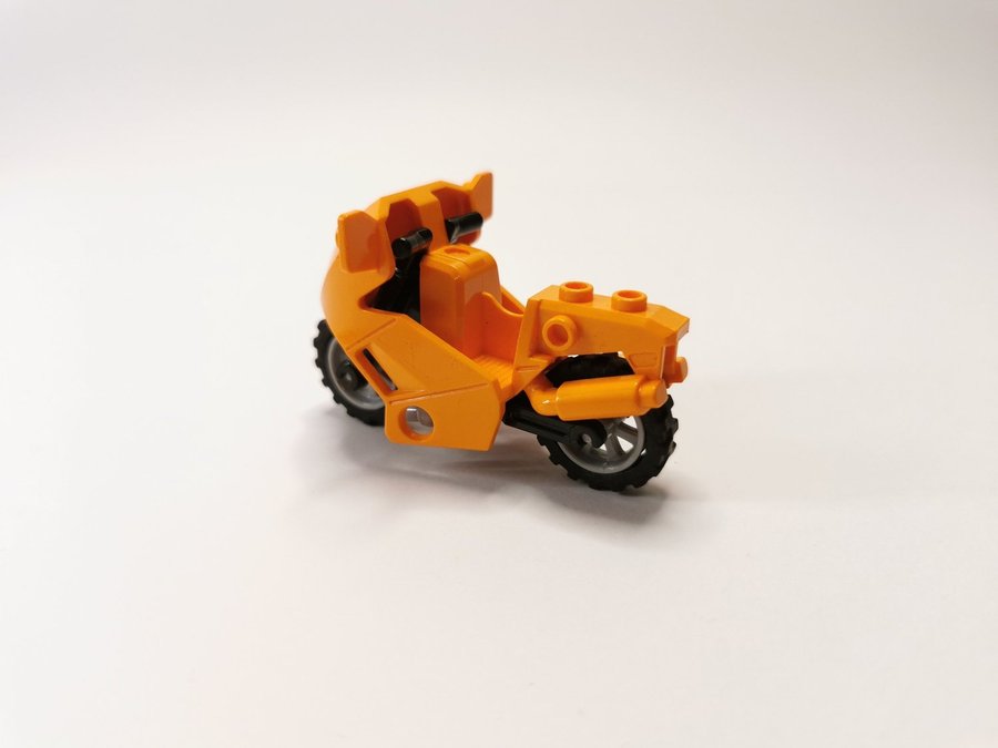 Lego - fordon - motorcykel - orange