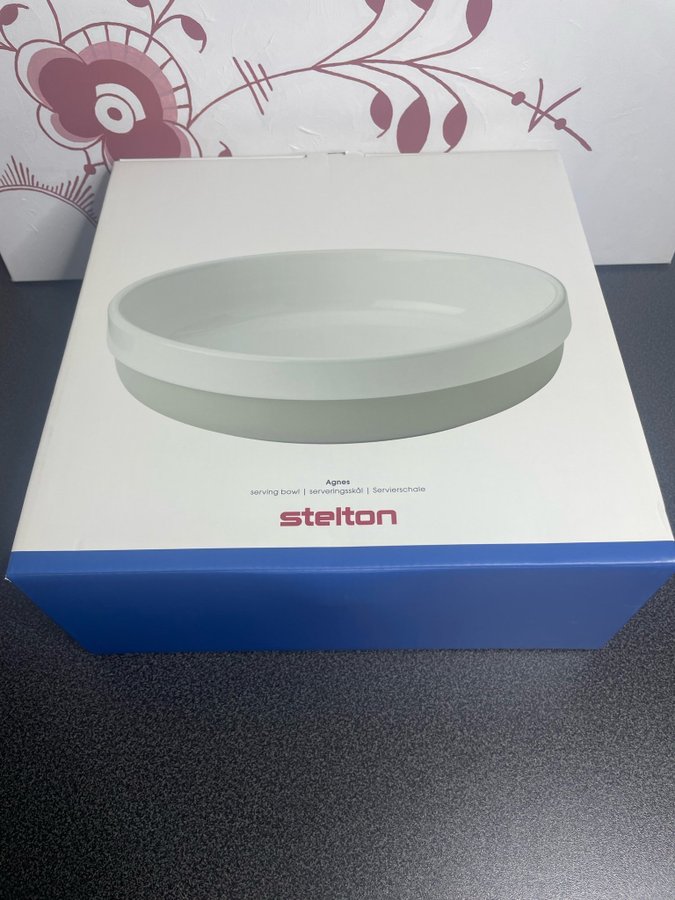 Stelton Agnes Serveringsskål Ø27 cm, Sand/Hvid