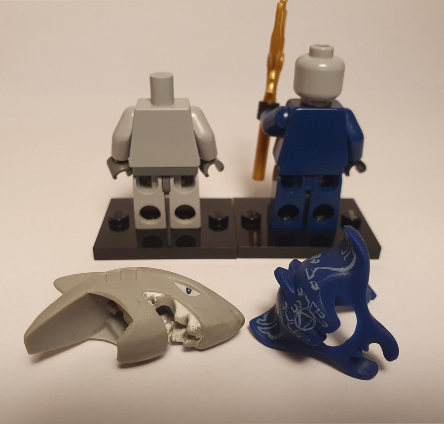 Atlantis Shark and Manta Warrior, 2010, Lego Atlantis