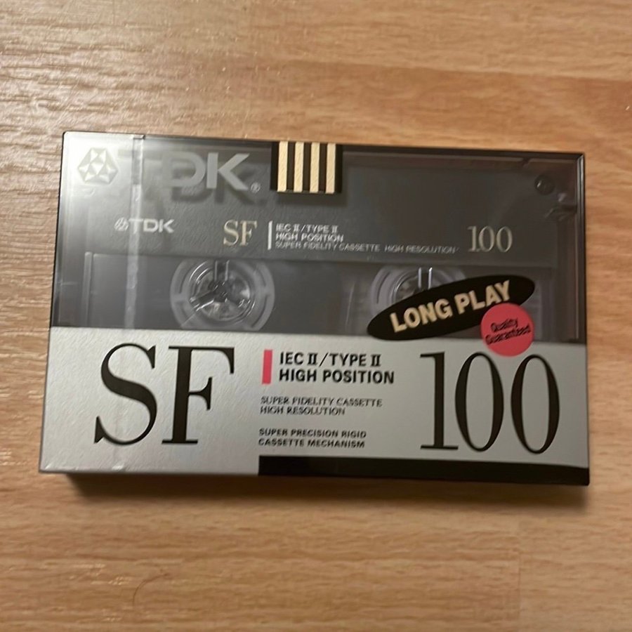 TDK SF 100 Kassettband - typ II