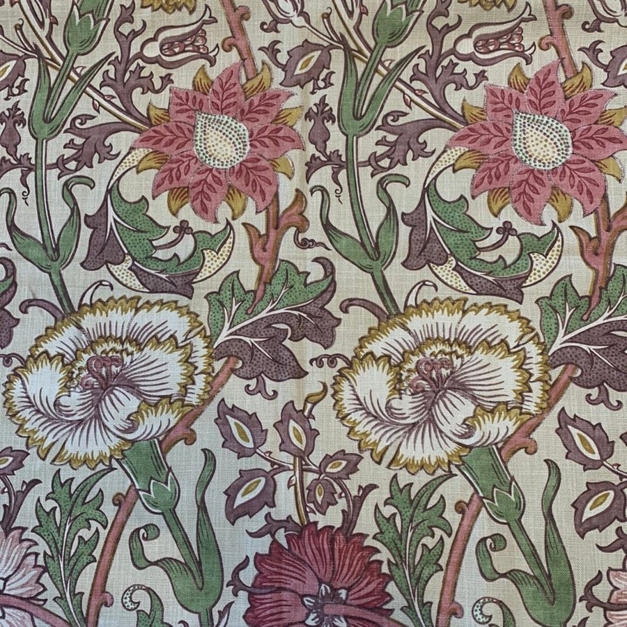 william morris  co tyg "pink  rose" 70x137cm